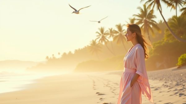 Élégance et fraîcheur : osez le kimono plage en été